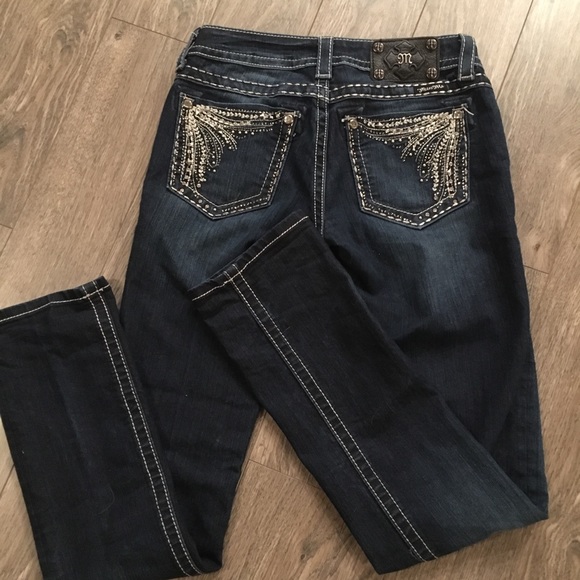 Miss Me Strait Leg 27 Jeans - Picture 1 of 5